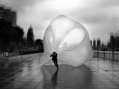 Sculptural installation by a Tre Luci artist